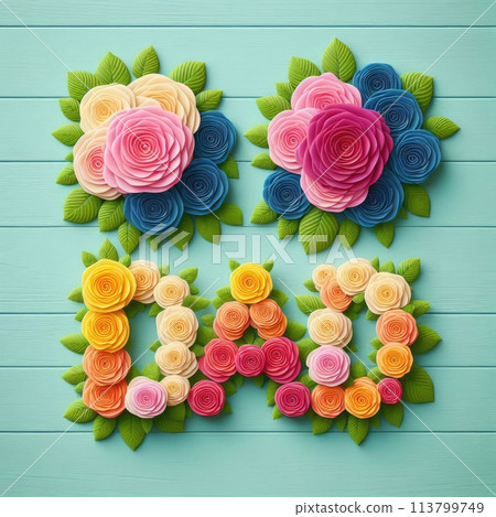 Happy fathers day decoration background,dad text with Generative AI. 113799749