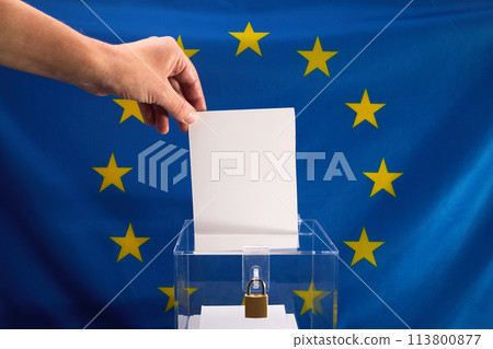 Voting in European Union Election Voting in European Union Election 113800877