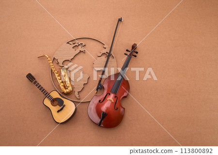 International Jazz or Music day. Classic Musical Ensemble 113800892