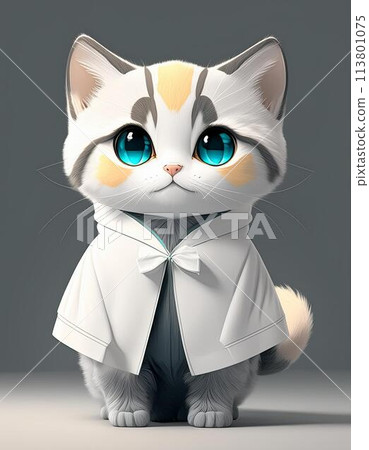 Stylish kitten residents 113801075