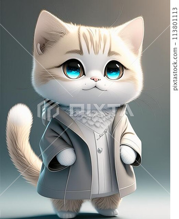Stylish kitten residents 113801113