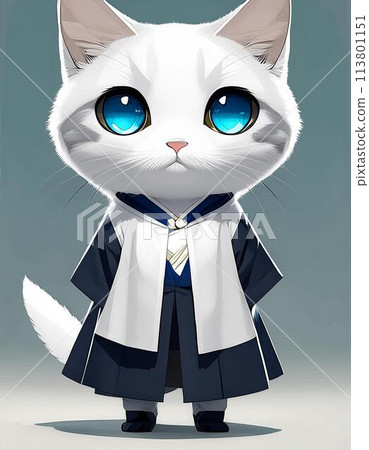 Stylish kitten residents 113801151