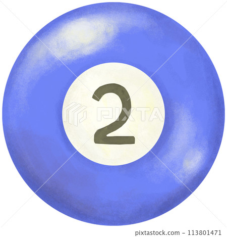 Billiard ball number 2 Billiard ball number 2 113801471