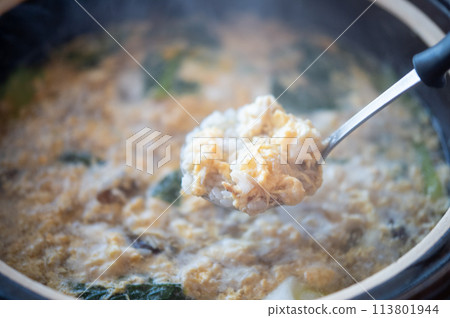 涮鍋後的稀飯 113801944