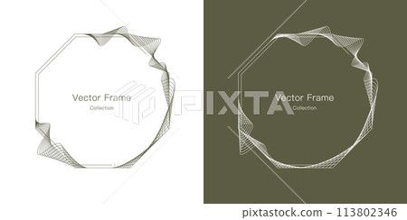 Elegant and classy antique frame Elegant and classy antique frame 113802346