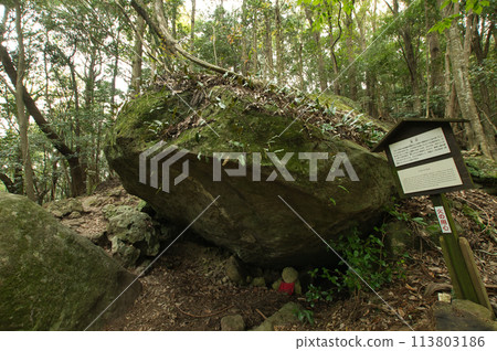 Chiiwa Rock (Kumano Kodo) [Nakahejicho, Tanabe City, Wakayama Prefecture] 113803186