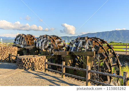 Asakura triple waterwheel (Asakura City, Fukuoka Prefecture) Asakura triple waterwheel (Asakura City, Fukuoka Prefecture) 113803262