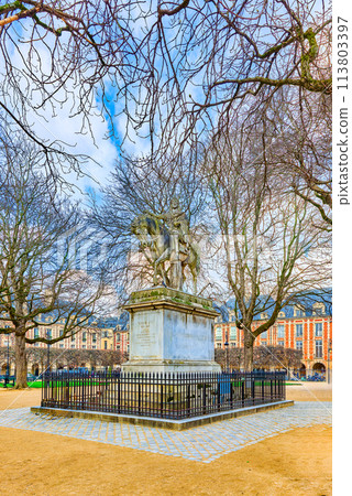Fabulous Place des Vosges in the heart of Paris. 113803397
