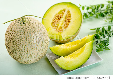 Melon fruit 113803881