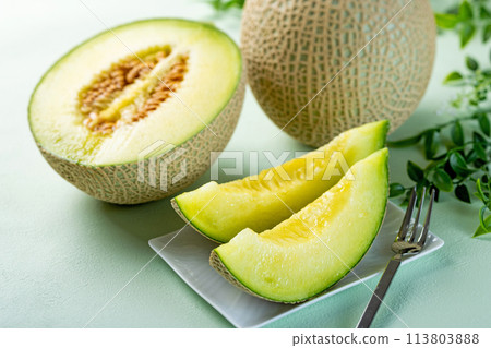Melon fruit 113803888