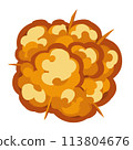 Explosion illustration 113804676