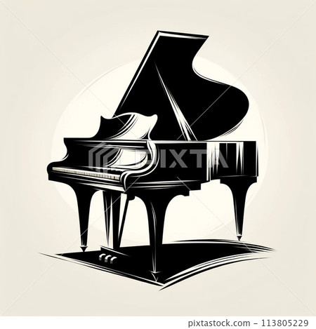 Grand Piano illustration 113805229