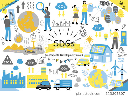 SDGs 可持續社會材料收集 SDGs 可持續社會材料收集 113805807