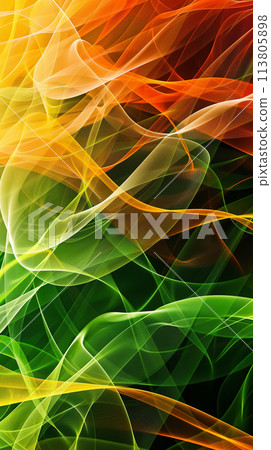 Abstract background illustration of waves with frequency as an image Abstract background illustration of waves with frequency as an image 113805898
