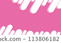 Cute pink and white background 113806182