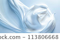 Skincare, cosmetics and beauty product texture abstract background, hygiene cream, gel or lotion, scrub mask sample and spa soap skin body care 113806668