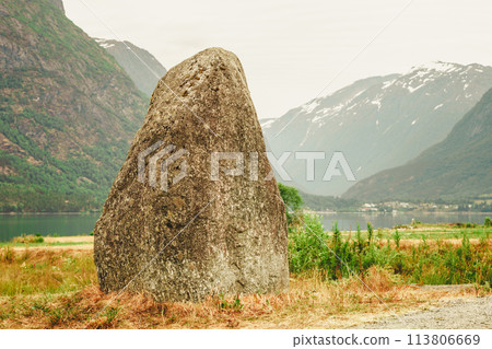 Mountains and fjord in Norway, Mountains and fjord in Norway, 113806669