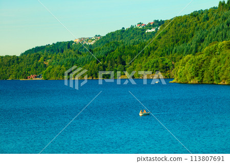 Tourism and travel. Landscape and fjord in Norway. Tourism and travel. Landscape and fjord in Norway. 113807691