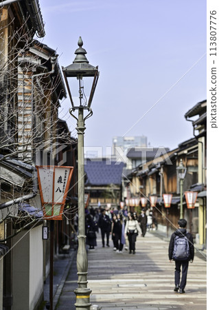 東茶屋區的春天，有雪洞燈 113807776