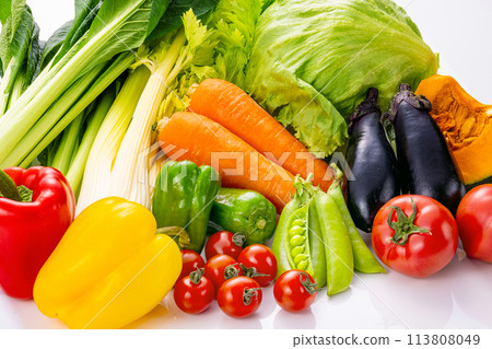 Image of a group of vegetables Image of a group of vegetables 113808049