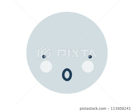 Blue excited round Emoji Icon. Object Symbol flat Vector Art. Cartoon element for web design, poster, greeting card Blue excited round Emoji Icon. Object Symbol flat Vector Art. Cartoon element for web design, poster, greeting card 113808241