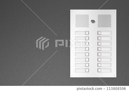 Apartments intercom panel 113808506