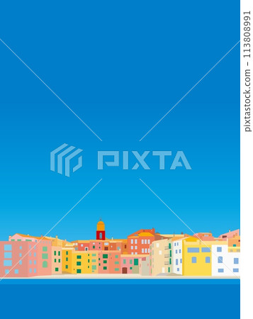Saint Tropez Beach, France 113808991