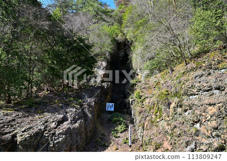 兵庫縣生野市生野銀山、關加瀨舊礦露頭及礦井 113809247