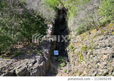 兵庫縣生野市生野銀山、關加瀨舊礦露頭及礦井 113809249