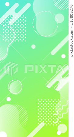 背景素材_孟菲斯圖案 113809276