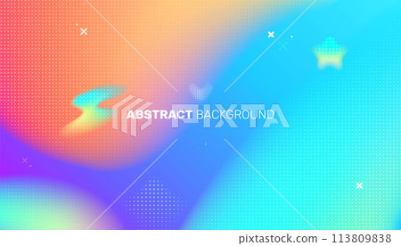 Blurred gradient shapes background Blurred gradient shapes background 113809838