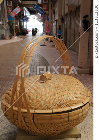 沖繩的巨型竹籃 沖繩的巨型竹籃 113813830