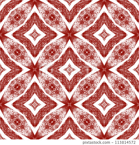 Medallion seamless pattern. Wine red symmetrical Medallion seamless pattern. Wine red symmetrical 113814572