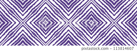Textured stripes seamless border. Purple Textured stripes seamless border. Purple 113814607