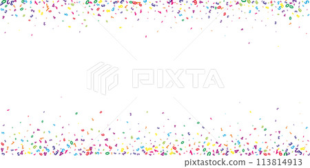 Scattered numbers. Colorful childish digits Scattered numbers. Colorful childish digits 113814913