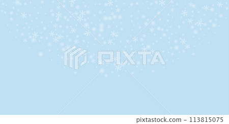 Falling snowflakes christmas background. Subtle 113815075