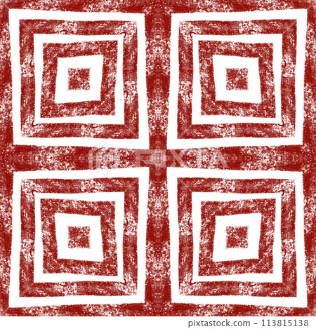 Ikat repeating swimwear design. Wine red Ikat repeating swimwear design. Wine red 113815138