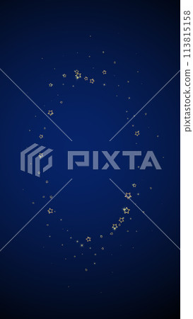Christmas stars vector overlay. 113815158