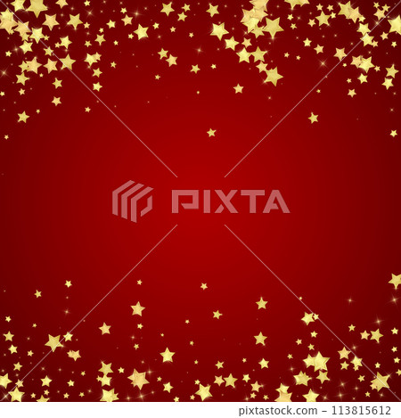 Magic stars vector overlay. Gold stars scattered Magic stars vector overlay. Gold stars scattered 113815612