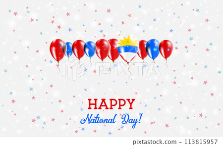 Antigua and Barbuda Independence Day Sparkling Antigua and Barbuda Independence Day Sparkling 113815957