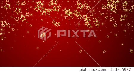 Christmas stars vector overlay. 113815977