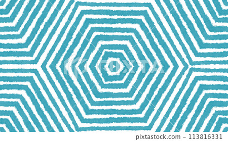 Medallion seamless pattern. Turquoise symmetrical Medallion seamless pattern. Turquoise symmetrical 113816331