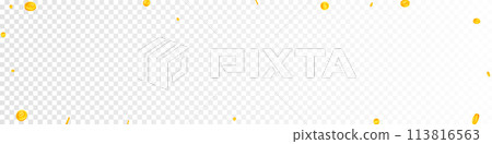 Thai baht coins falling. Gold scattered THB 113816563