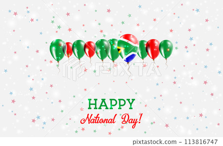 South Africa Independence Day Sparkling Patriotic South Africa Independence Day Sparkling Patriotic 113816747