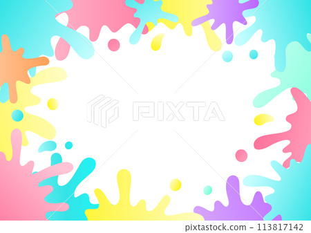Water splash background illustration 113817142