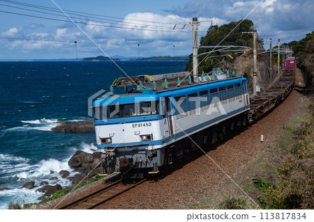 Hisatsu Orange Railway freight train EF81 Hisatsu Orange Railway freight train EF81 113817834