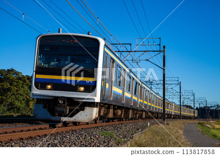 JR East Sobu Line/Narita Line commuter train 209 series 113817858