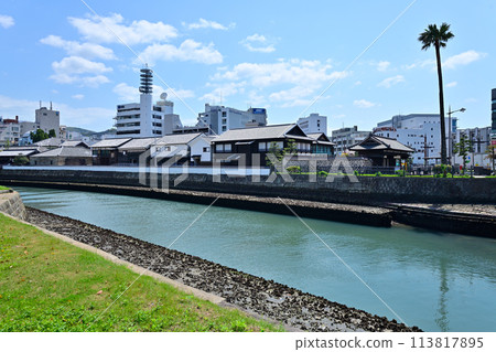 Nagasaki City Scenery: Remains of the Dejima Dutch Trading Post Nagasaki City Scenery: Remains of the Dejima Dutch Trading Post 113817895