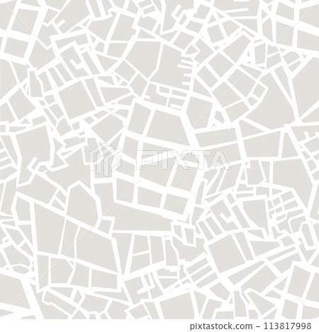 Seamless pattern that looks like a map of a city Seamless pattern that looks like a map of a city 113817998