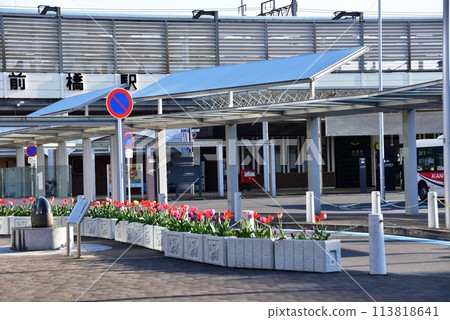 Maebashi City Maebashi Station North Exit, Station Square and Rotary Maebashi City Maebashi Station North Exit, Station Square and Rotary 113818641